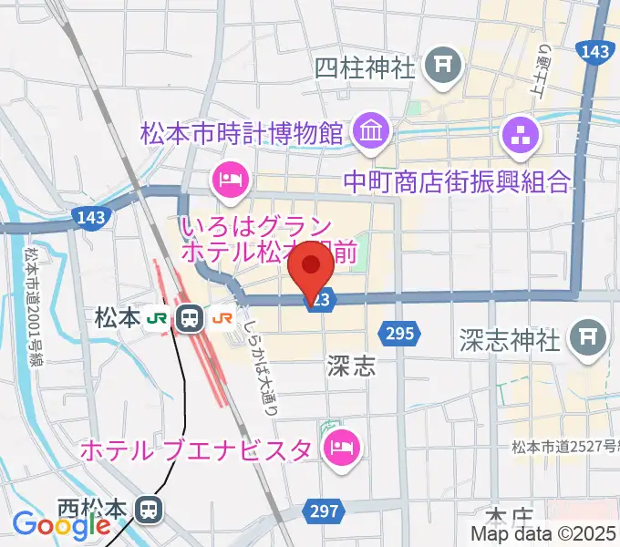 松本ALECXの地図