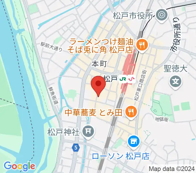 松戸コルコバードの地図