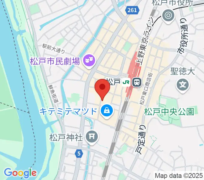 松戸コルコバードの地図