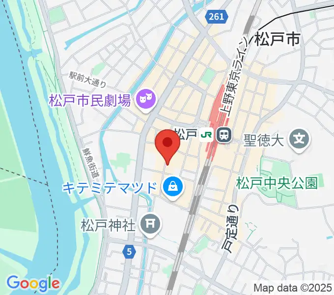 松戸コルコバードの地図