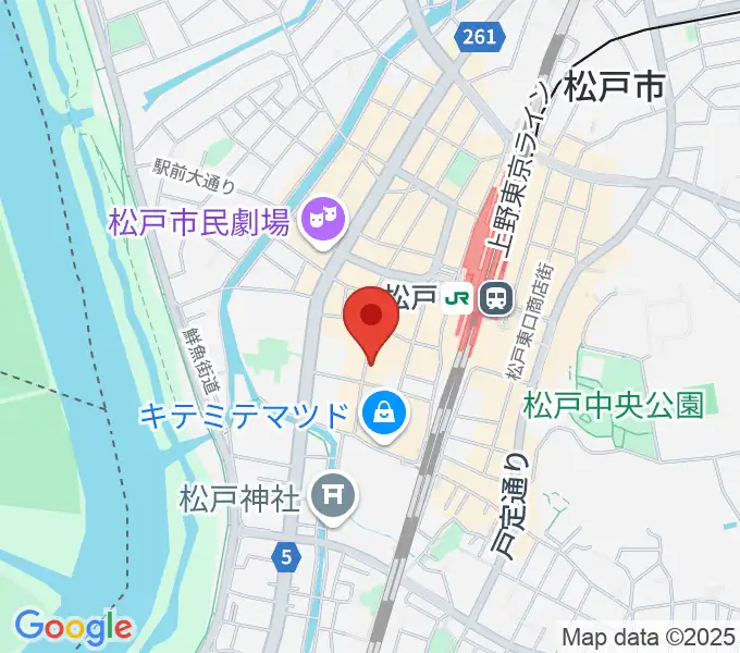 松戸コルコバードの地図