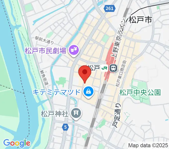 松戸コルコバードの地図