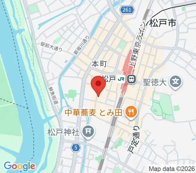 松戸コルコバードの地図