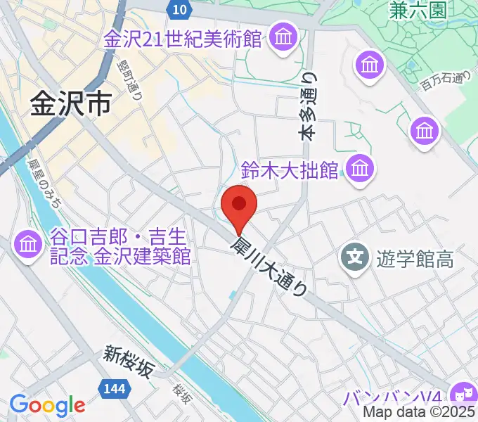 金沢AZの地図