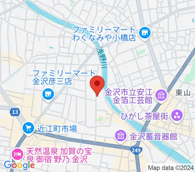 ロイヤル･パレス･スタヂオの地図