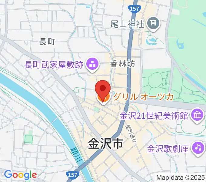 金沢puddle/socialの地図