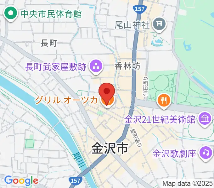 金沢puddle/socialの地図