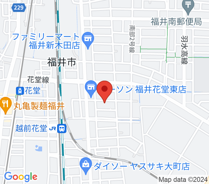 福井CHOPの場所