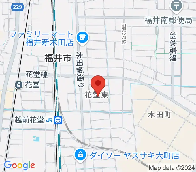 福井CHOPの地図