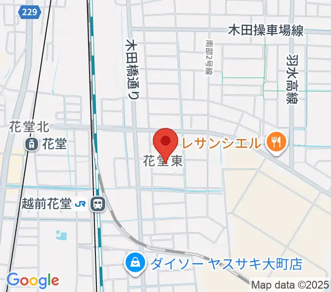 福井CHOPの地図
