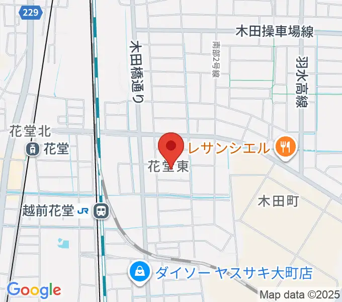 福井CHOPの地図