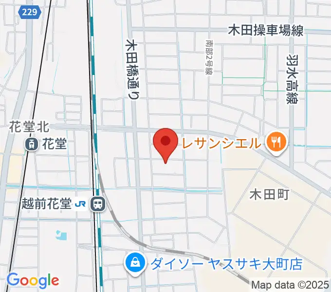 福井CHOPの地図