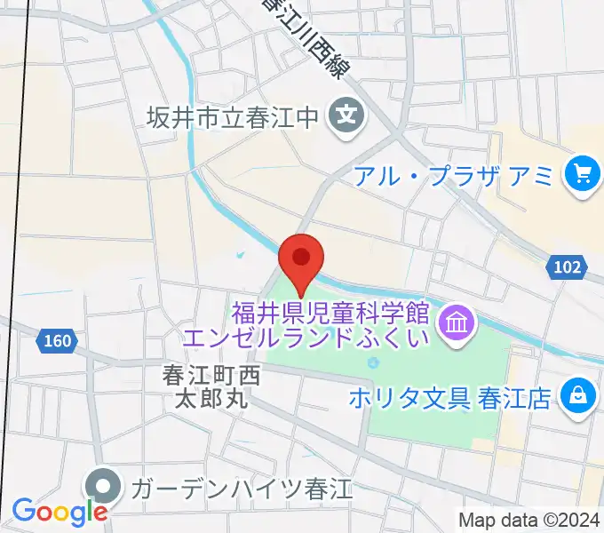 ハートピア春江の地図