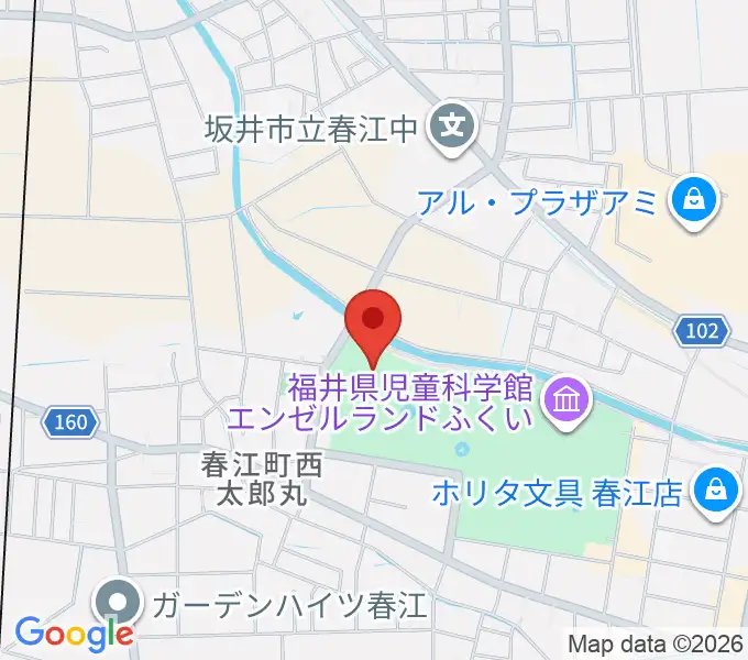 ハートピア春江の地図