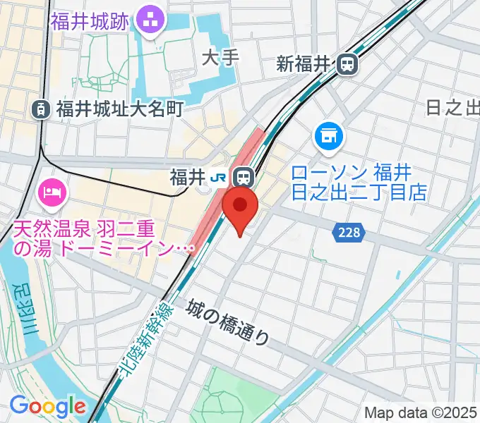 福井県県民ホールの地図