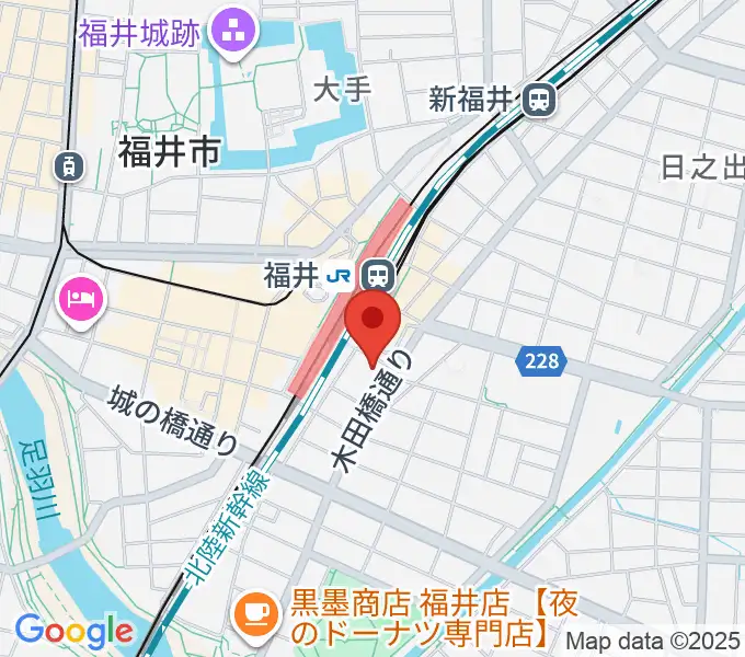 福井県県民ホールの地図