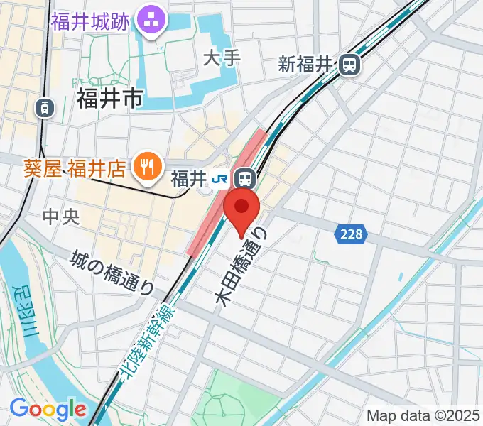 福井県県民ホールの地図