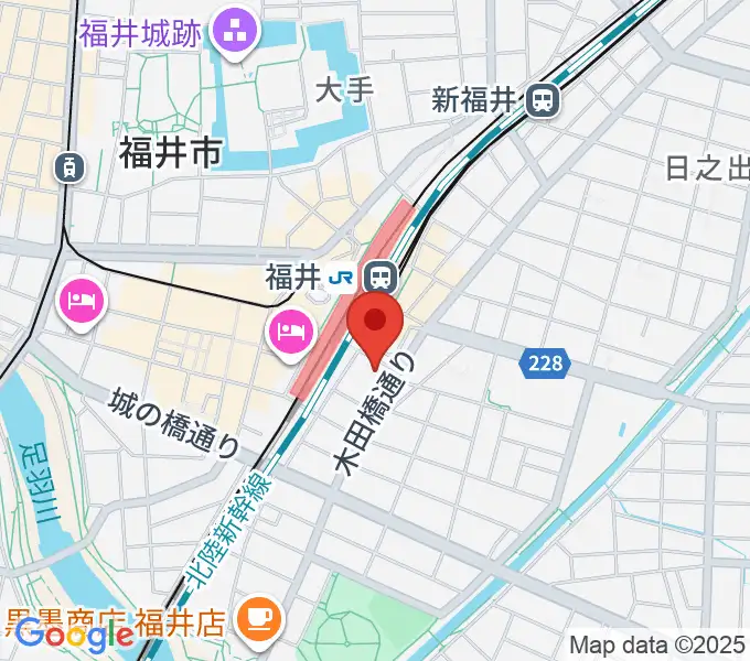 福井県県民ホールの地図