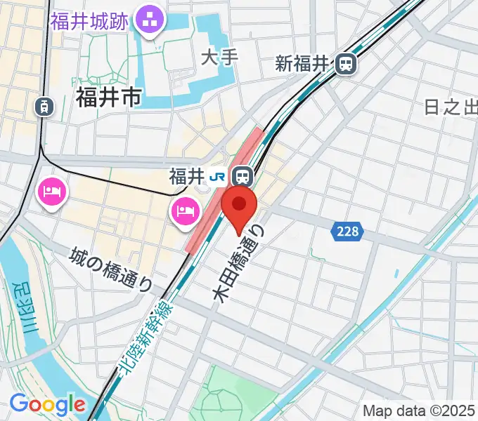 福井県県民ホールの地図