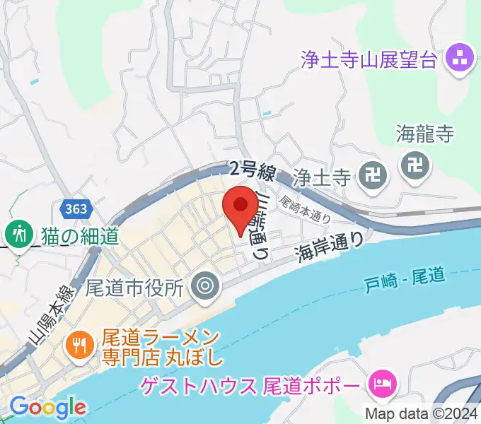 尾道B×Bの地図