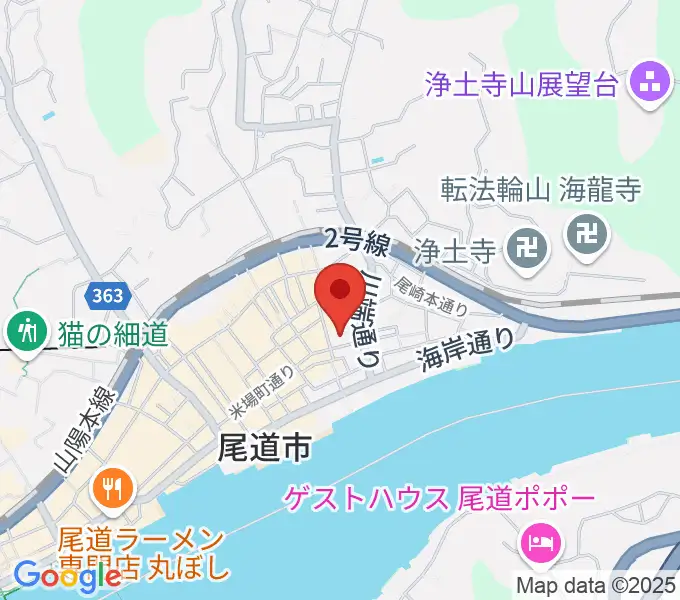 尾道B×Bの地図