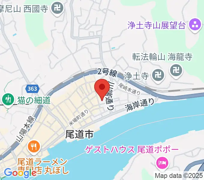 尾道B×Bの地図