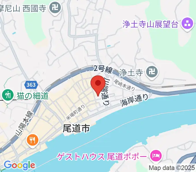 尾道B×Bの地図