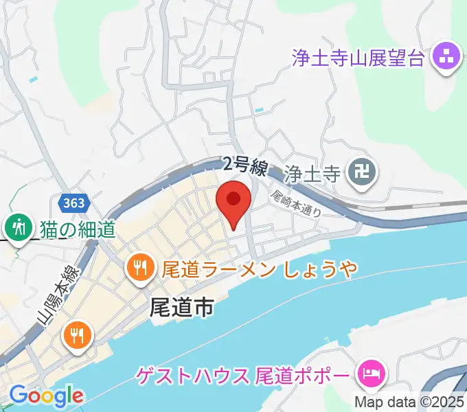 尾道B×Bの地図