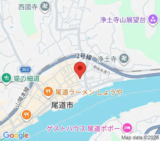 尾道B×Bの地図