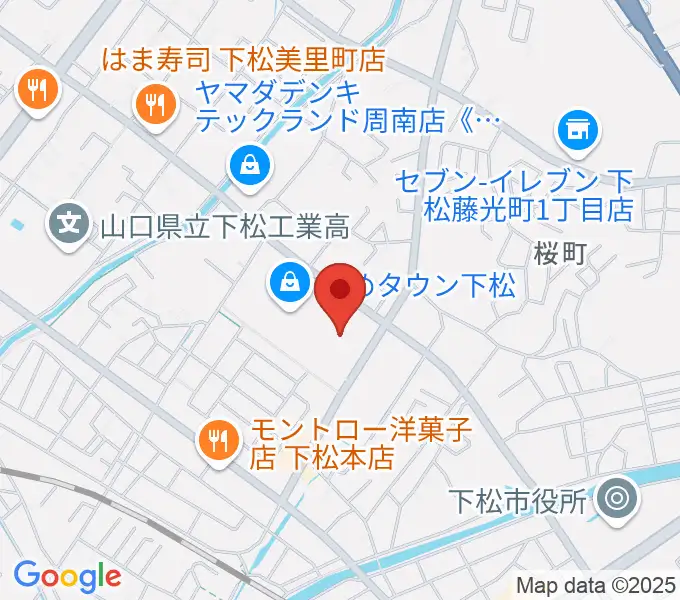 スターピアくだまつ 下松市文化会館の地図