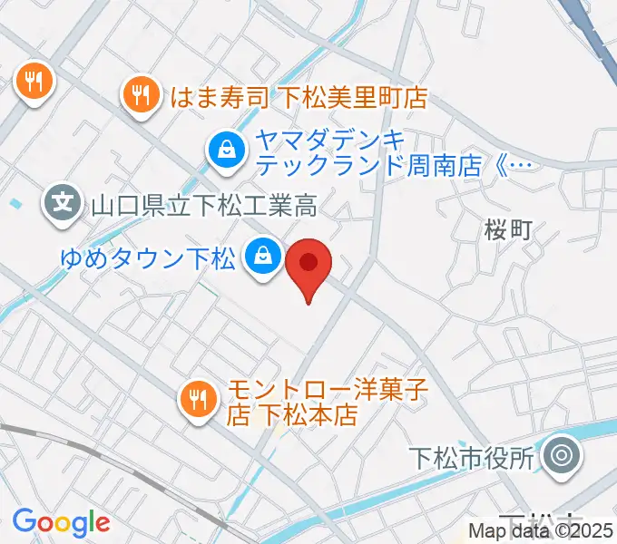 スターピアくだまつ 下松市文化会館の地図
