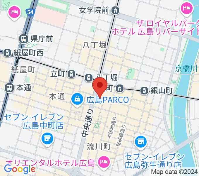 広島セカンドクラッチの地図