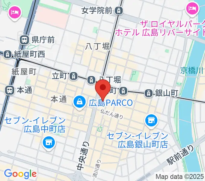 広島セカンドクラッチの地図