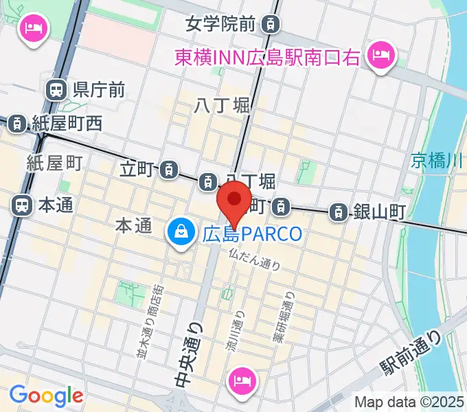 広島セカンドクラッチの地図