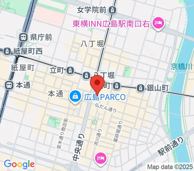 広島セカンドクラッチの地図