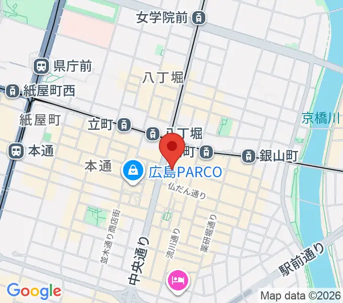 広島セカンドクラッチの地図