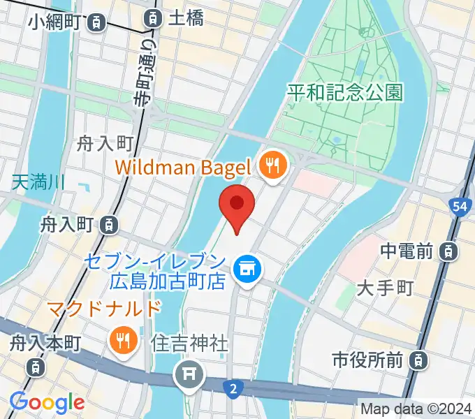 広島文化学園HBGホールの地図