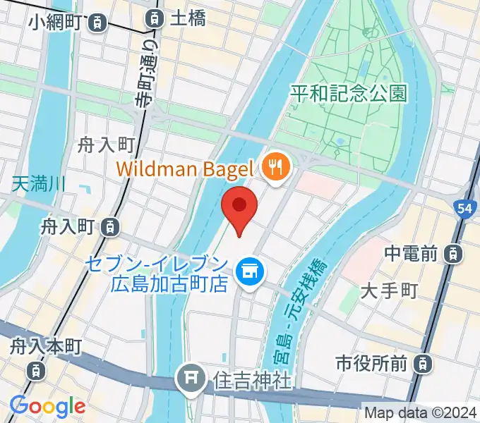 広島文化学園HBGホールの地図