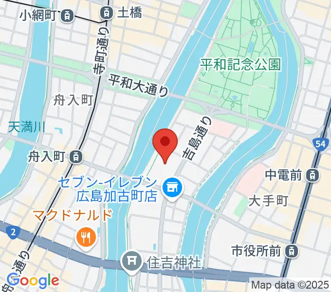 広島文化学園HBGホールの地図