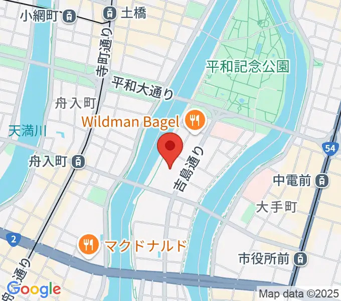 広島文化学園HBGホールの地図