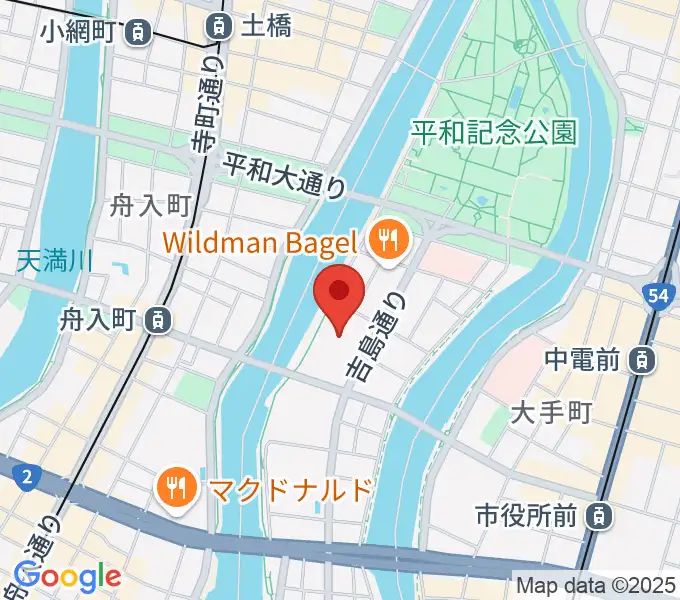 広島文化学園HBGホールの地図