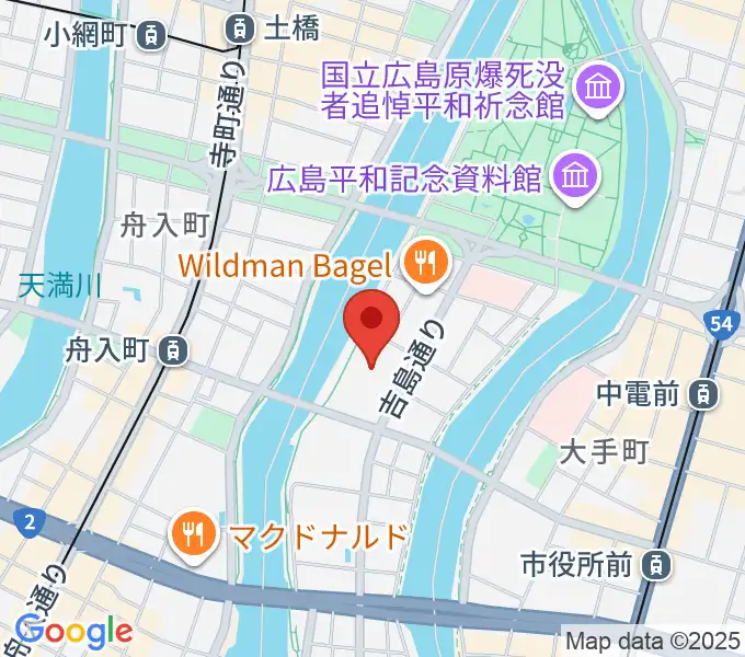 広島文化学園HBGホールの地図