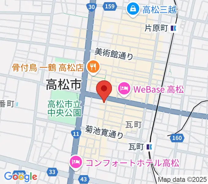 高松DIMEの地図