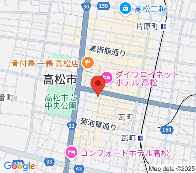 高松DIMEの地図