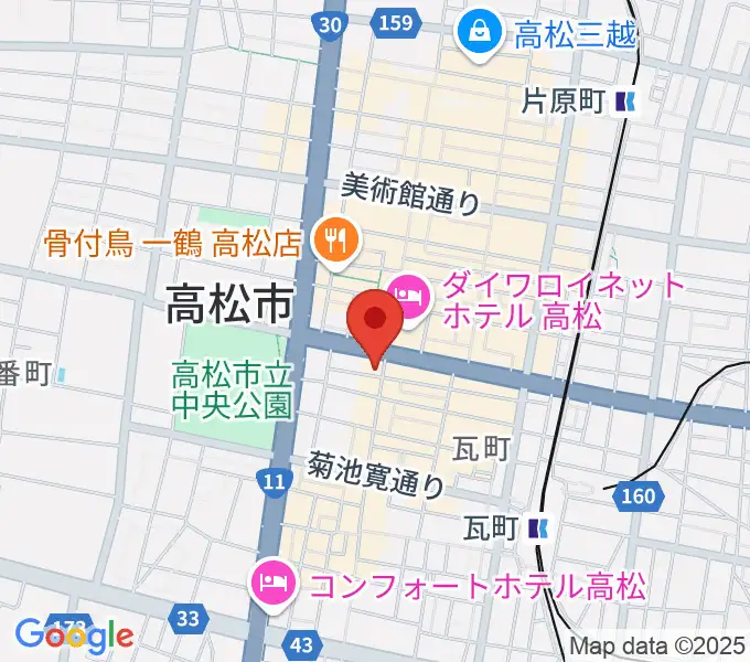 高松DIMEの地図