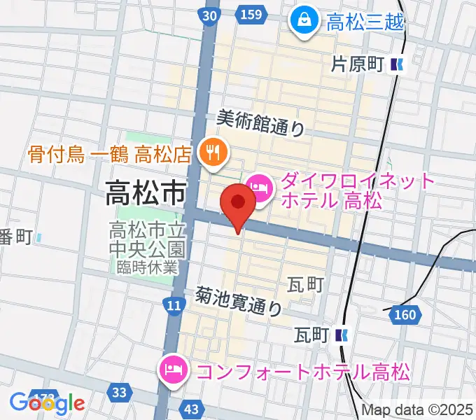 高松DIMEの地図