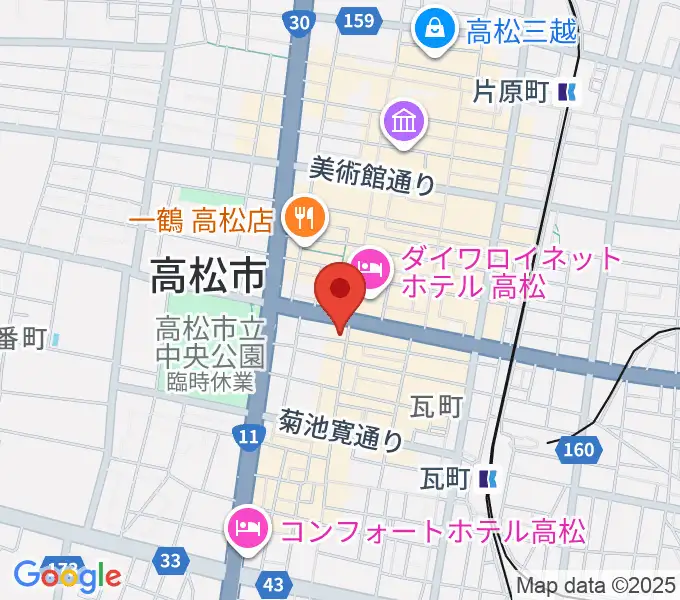 高松DIMEの地図