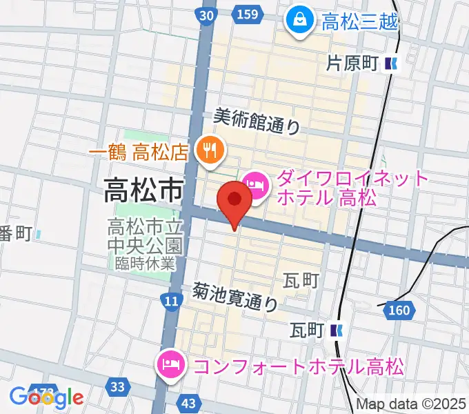 高松DIMEの地図