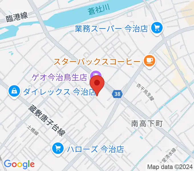 今治ジャムサウンズの地図