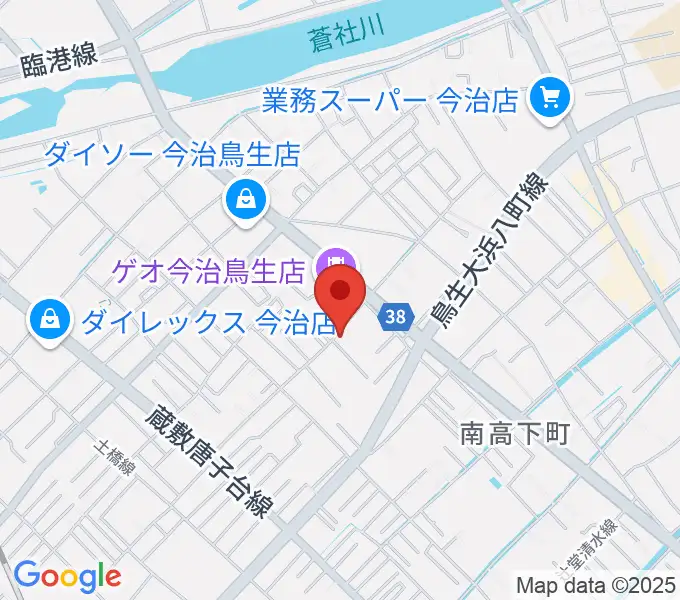 今治ジャムサウンズの地図